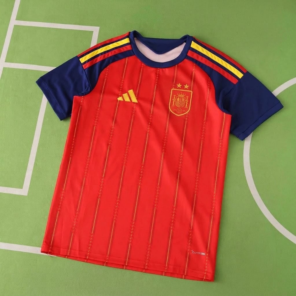 CAMISETA LOCAL ESPAÑA 26 CON 2 ESTRELLAS
